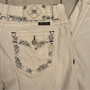 White Miss Me Jeans